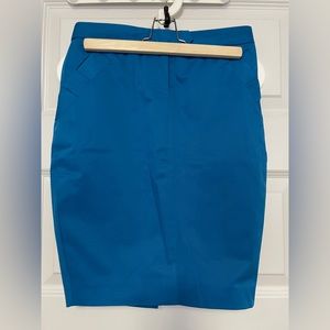 Club Monaco blue pencil skirt